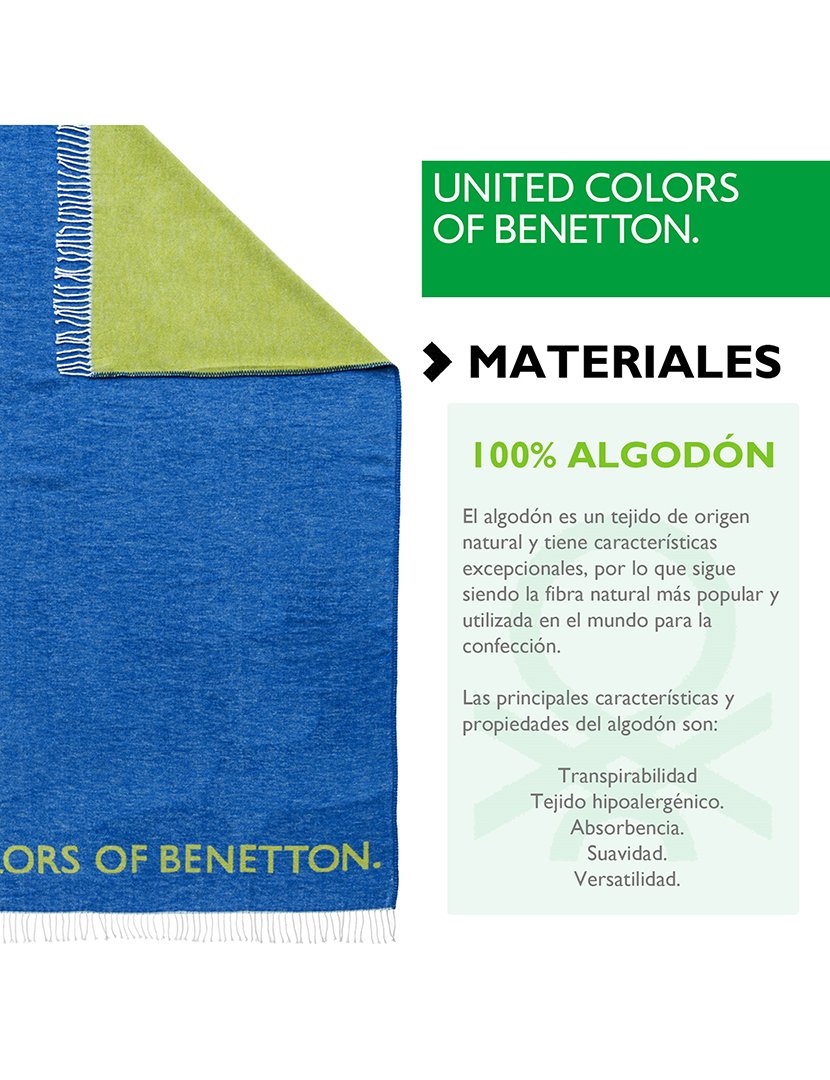 Manta Azul e Verde Arco-Íris