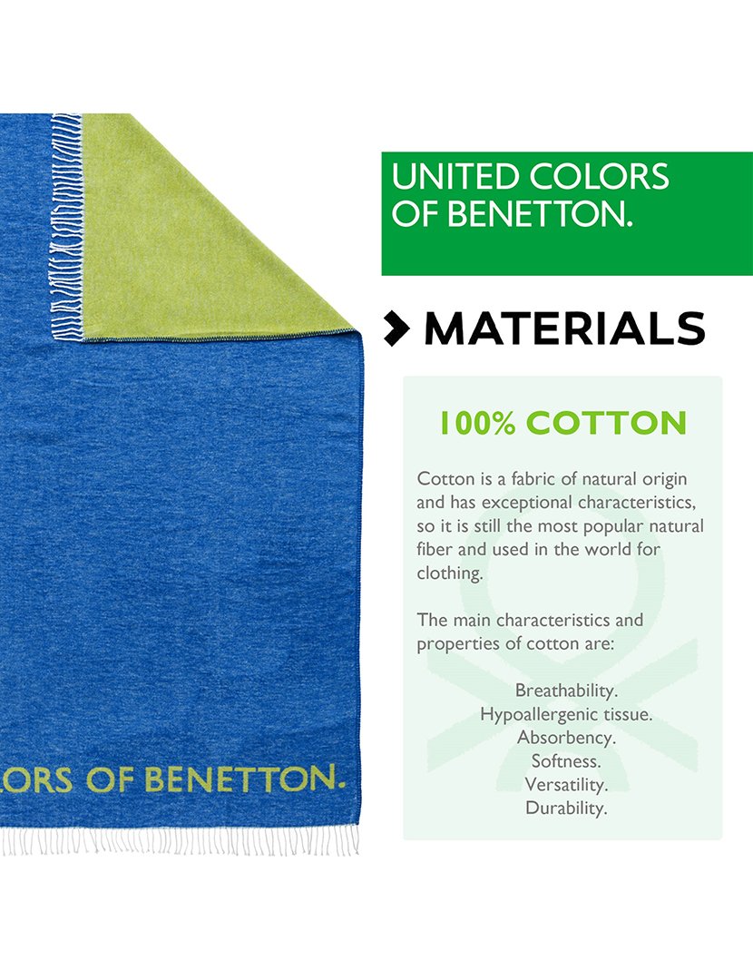 Manta Azul e Verde Arco-Íris