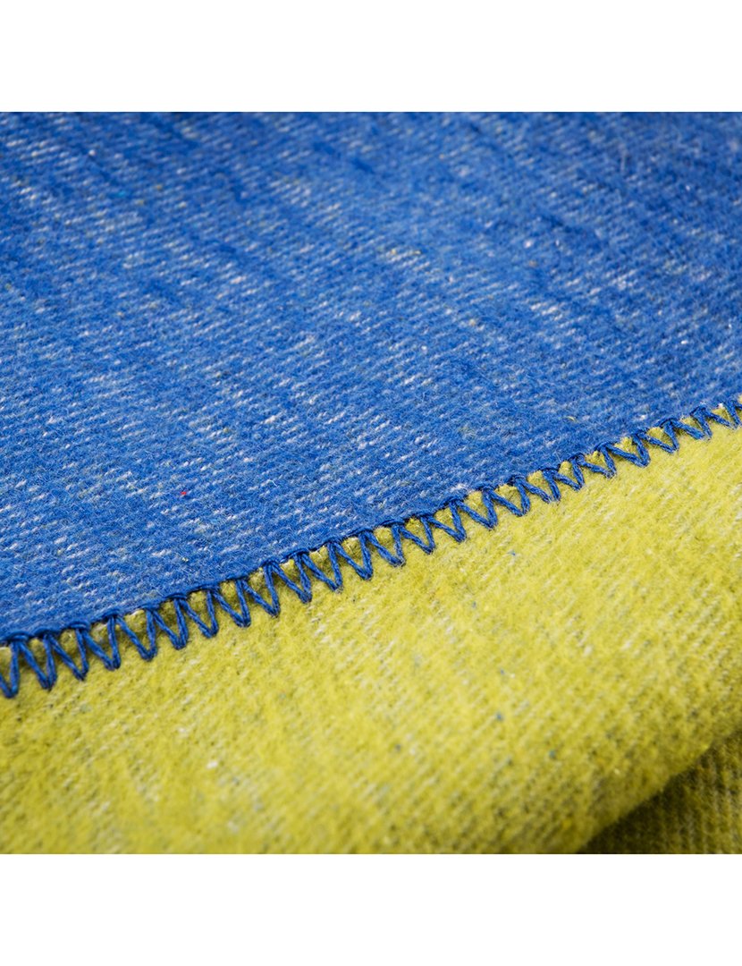 Manta Azul e Verde Arco-Íris