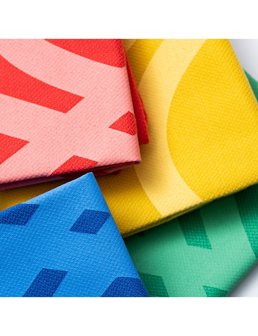 Conjunto 4 individuais de mesa Multicoloridos