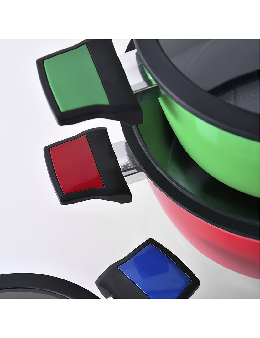 Caçarola com Tampa Alumínio Forjado Laranja