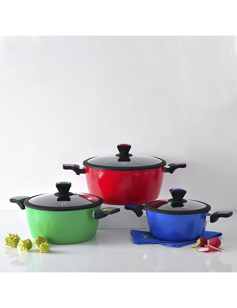 Caçarola com Tampa Alumínio Forjado Laranja