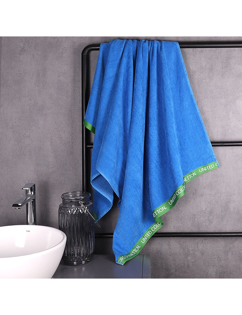 Toalha de Praia Azul 90x160cm