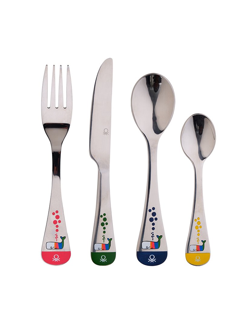 Conjunto Talheres 4 Peças para Crianças