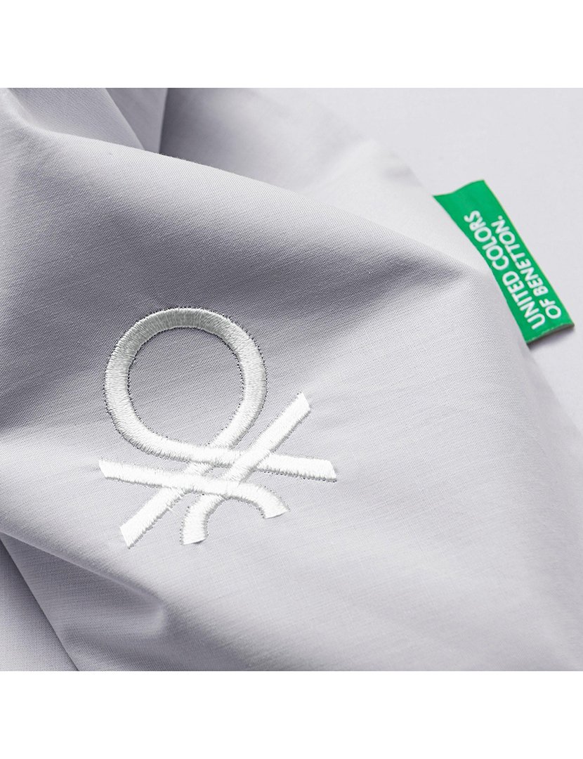 Conjunto Cama 2 Peças Cinza e Branco