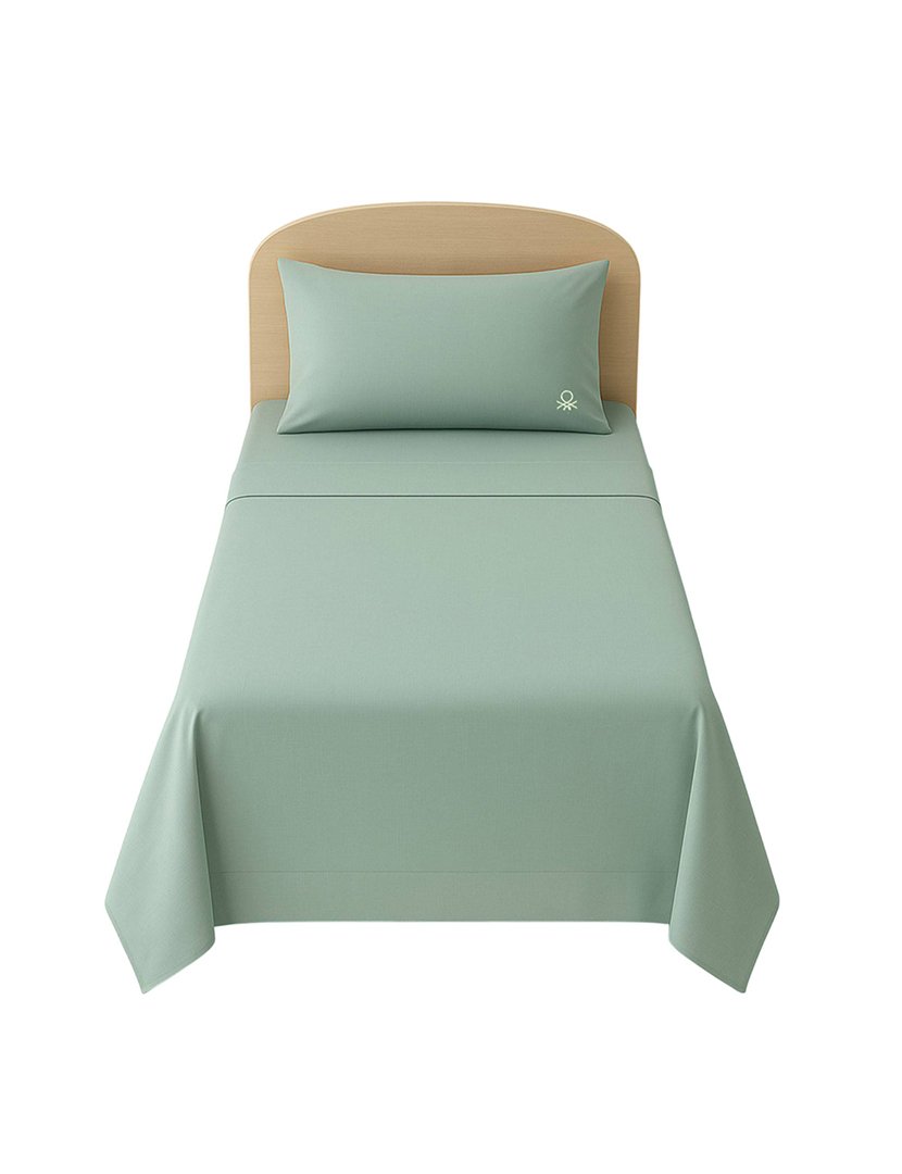 Conjunto 3 Lençóis Individuais Verde