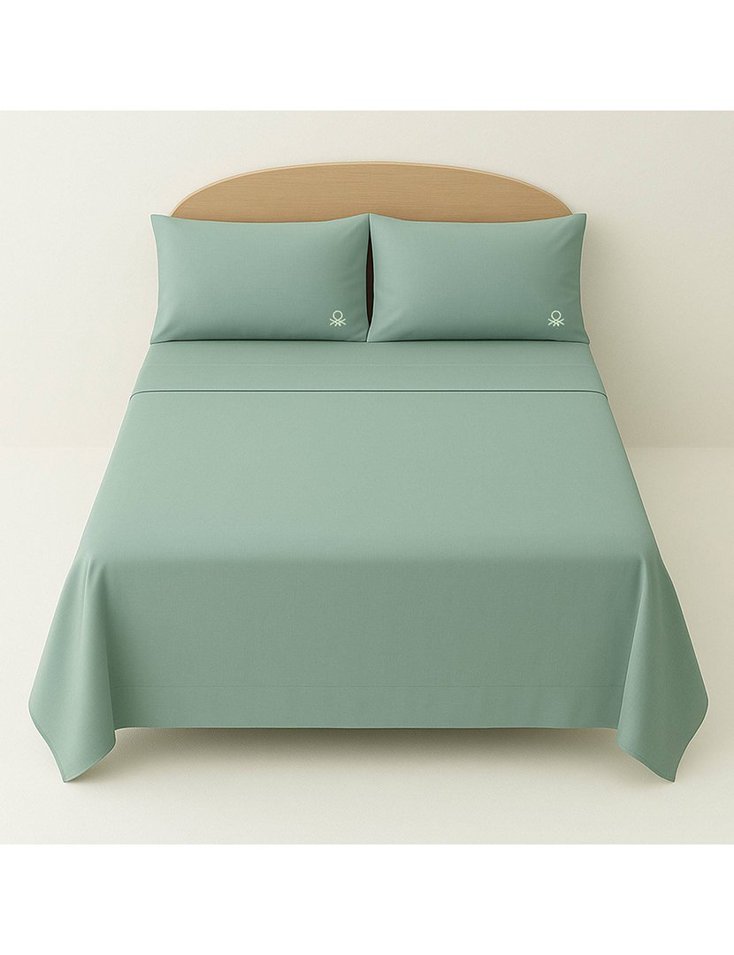 Conjunto Lençóis King Size 4 Peças Verde