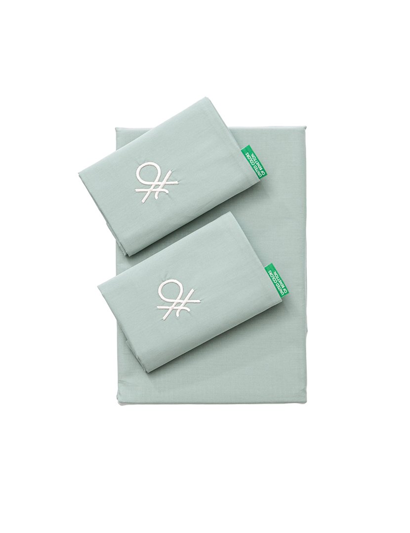 Conjunto Lençóis King Size 4 Peças Verde