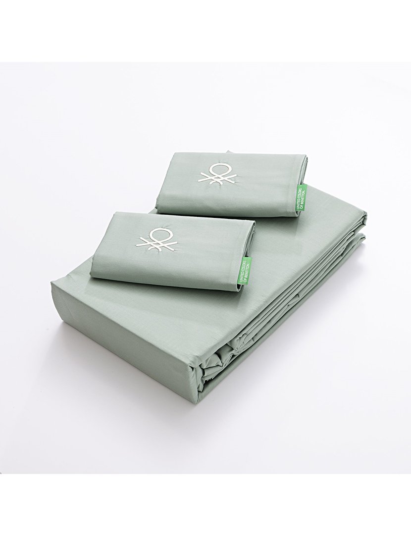 Conjunto Lençóis King Size 4 Peças Verde