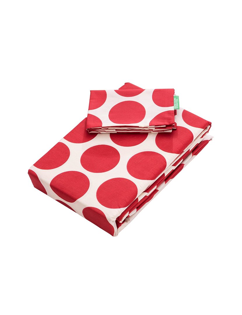 Conjunto de Cama Individual 4 peças Vermelho