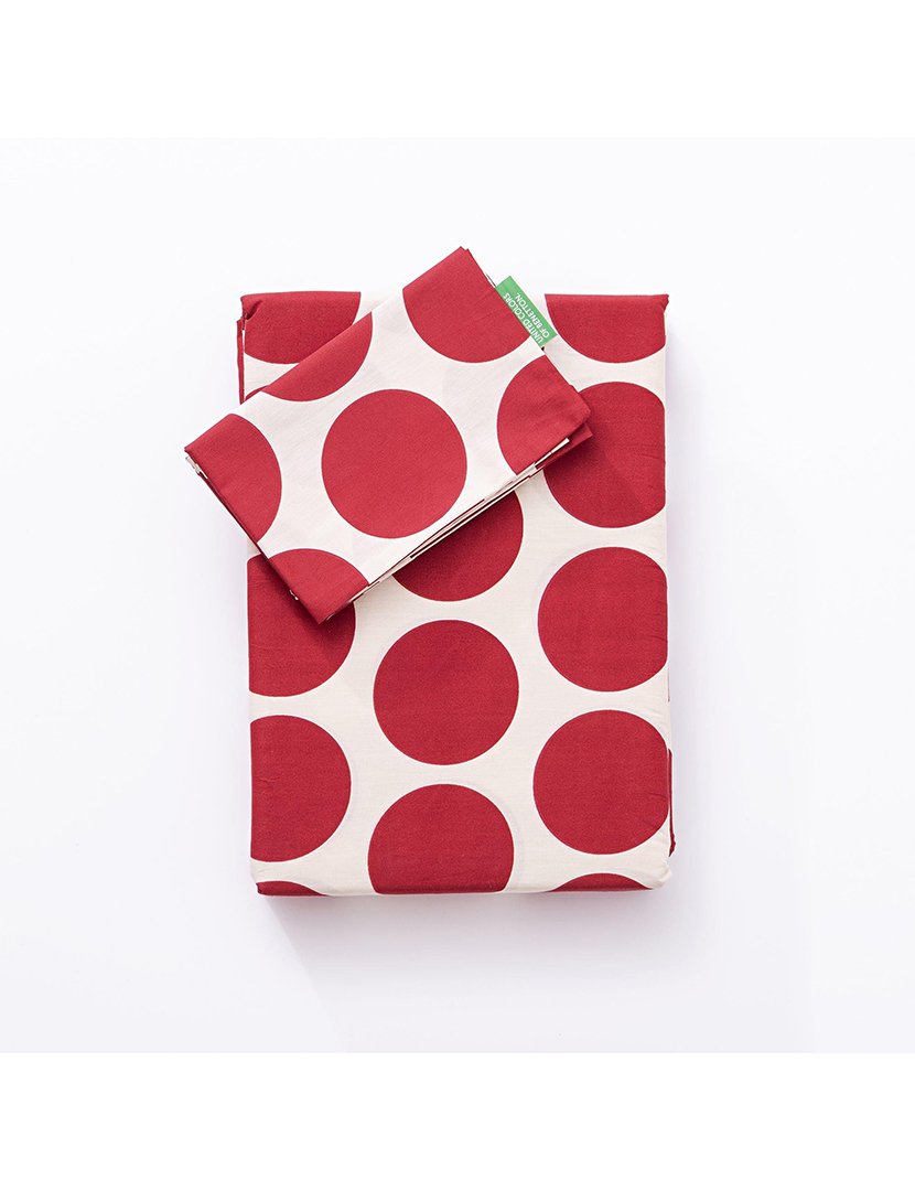 Conjunto de Cama Individual 4 peças Vermelho