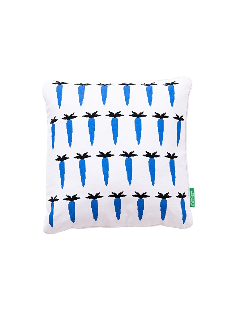 Almofada 40X40Cm Branco Cenoura