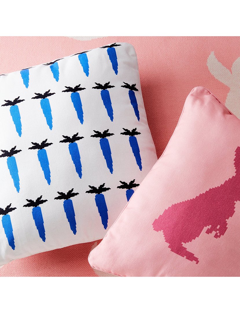 Almofada 40X40Cm Branco Cenoura