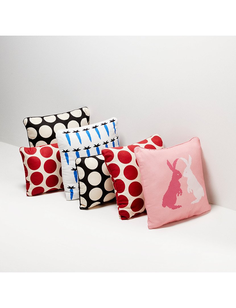 Almofada 40X40Cm Branco Cenoura