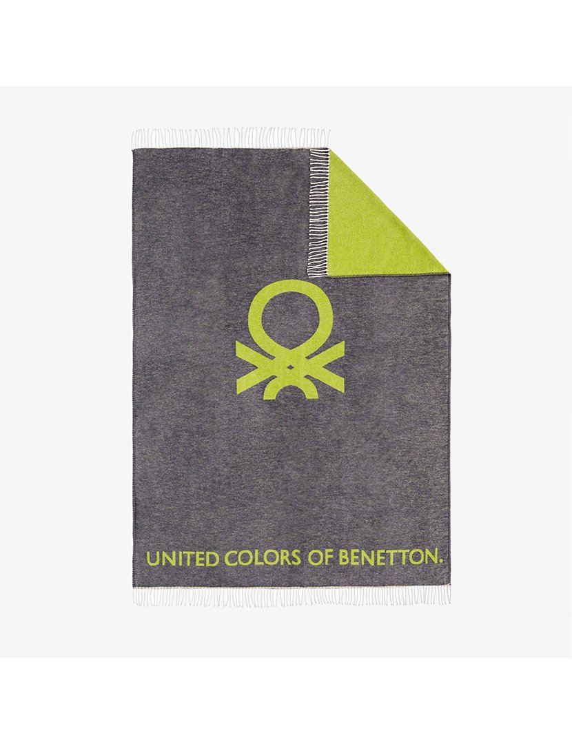 Manta Castanha e Verde