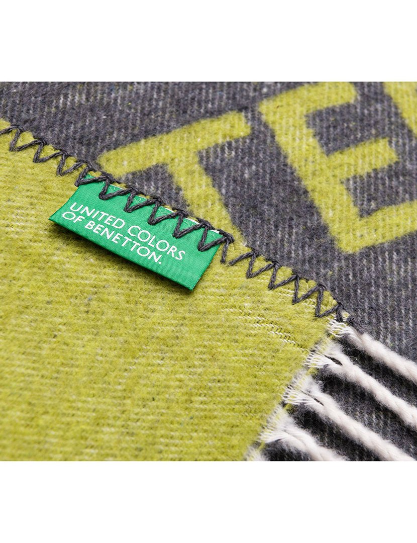 Manta Castanha e Verde