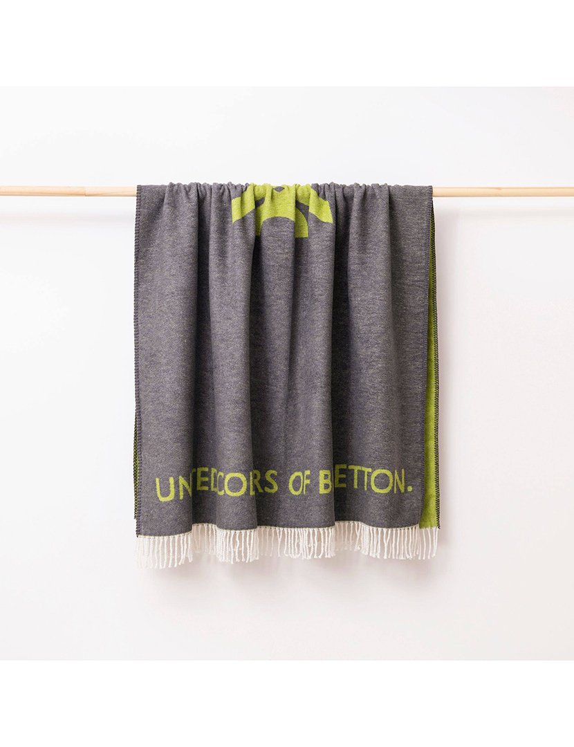 Manta Castanha e Verde