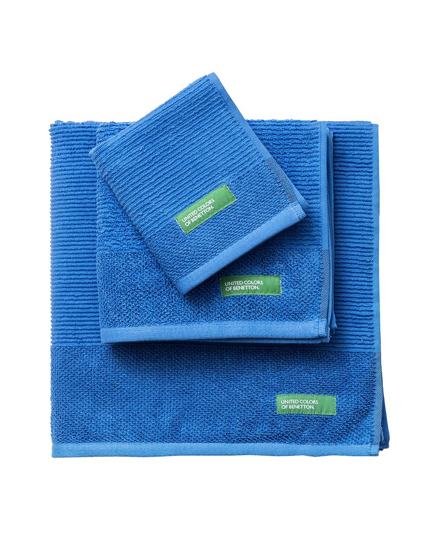 Conjunto 3 Toalhas de Banho Azul