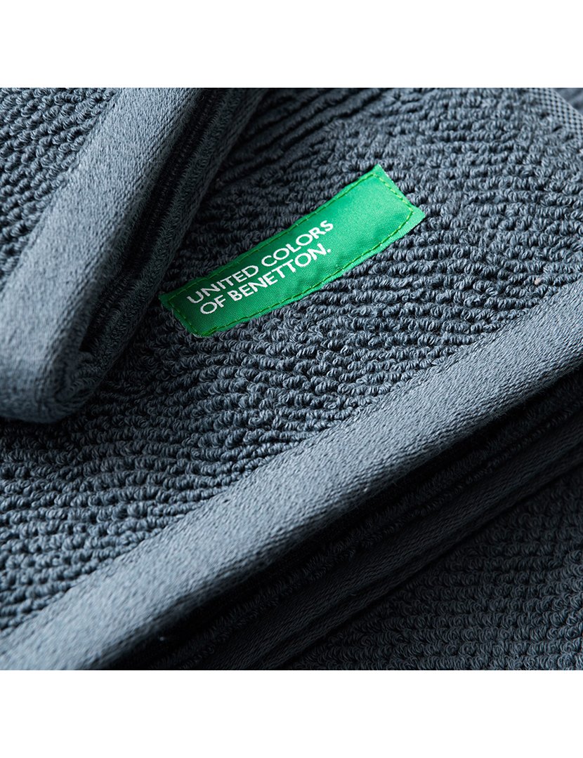 Conjunto 3 Toalhas de Banho Cinza Escuro