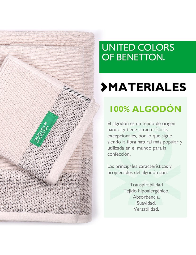 Conjunto 3 Toalhas de Banho Bege