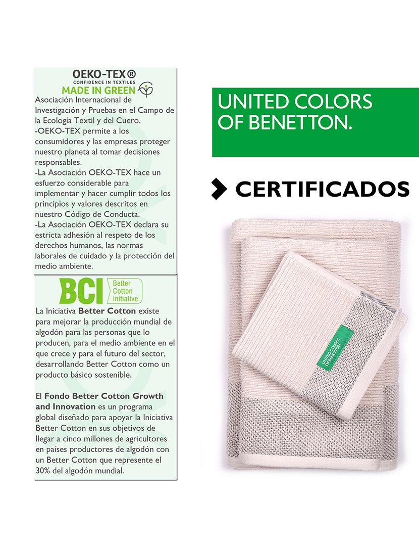 Conjunto 3 Toalhas de Banho Bege