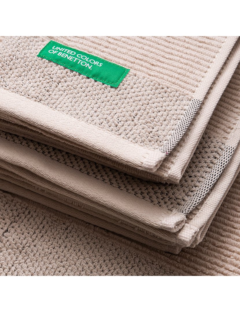 Conjunto 3 Toalhas de Banho Bege