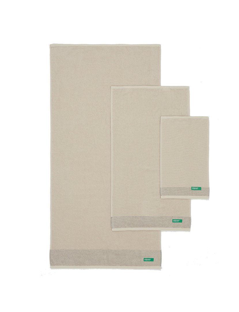 Conjunto 3 Toalhas de Banho Bege