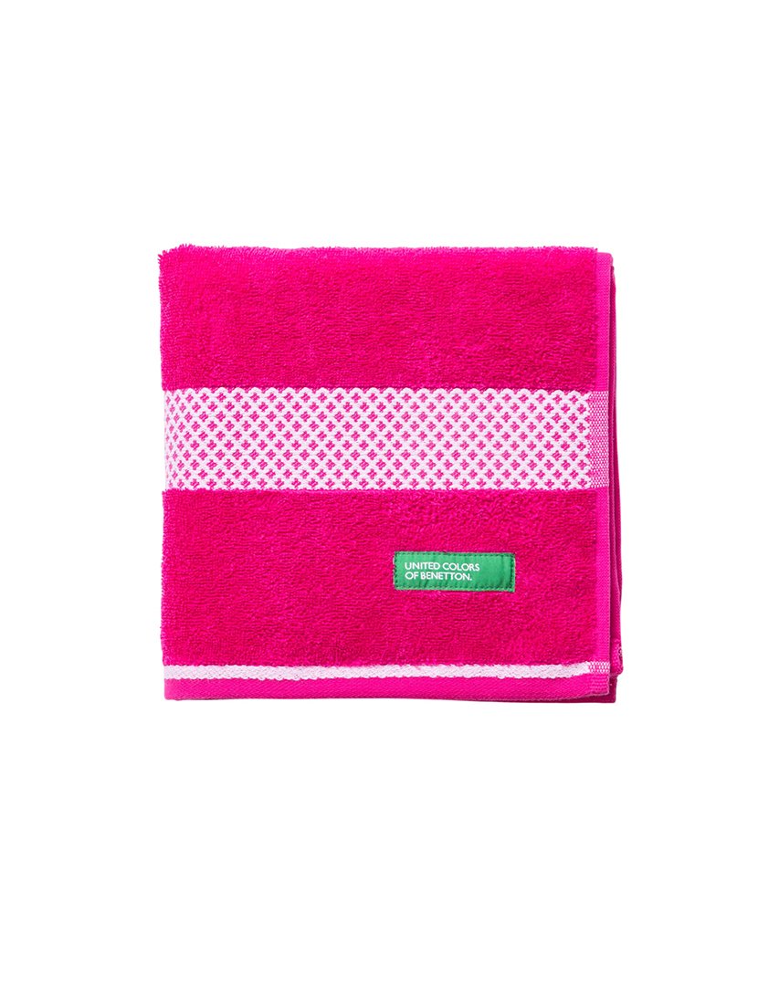 Toalha de Mão Jacquard Rosa