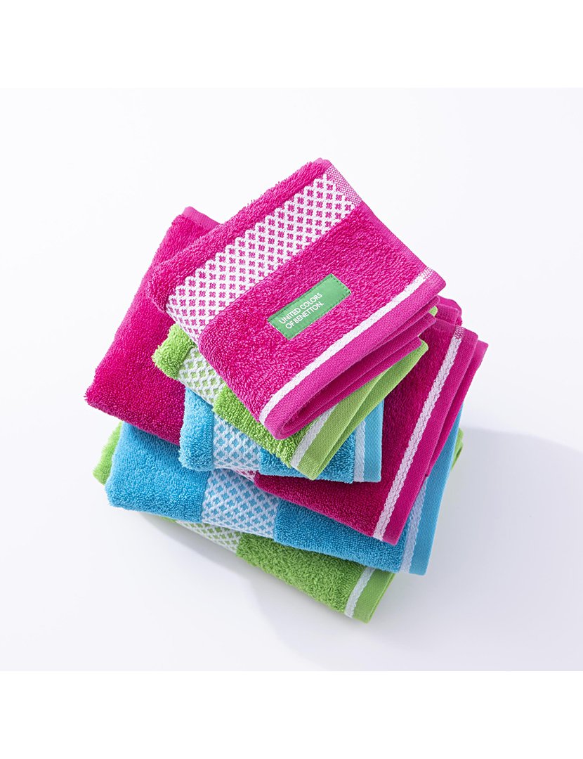 Toalha de Mão Jacquard Rosa