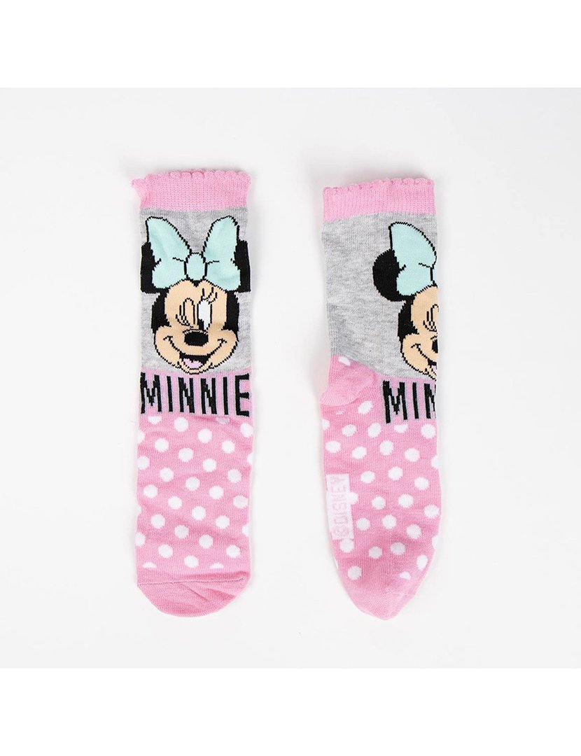 Pack 4 Meias Menina Minnie Multicolorido