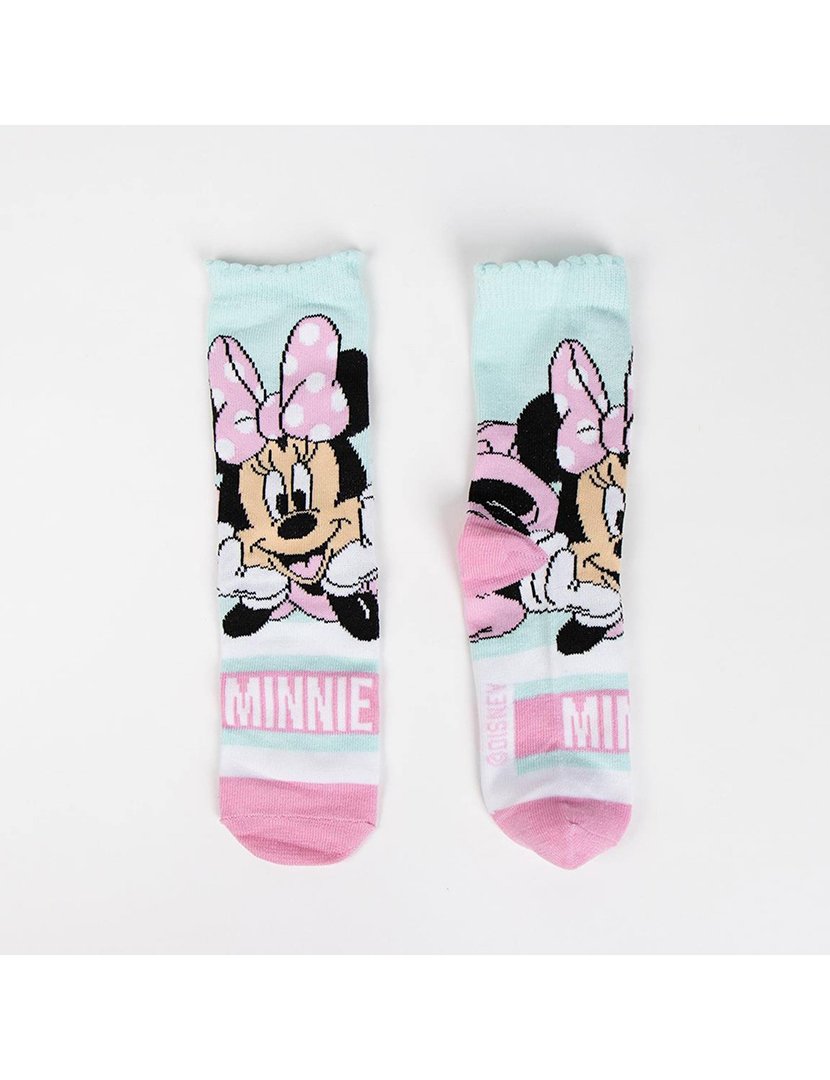 Pack 4 Meias Menina Minnie Multicolorido