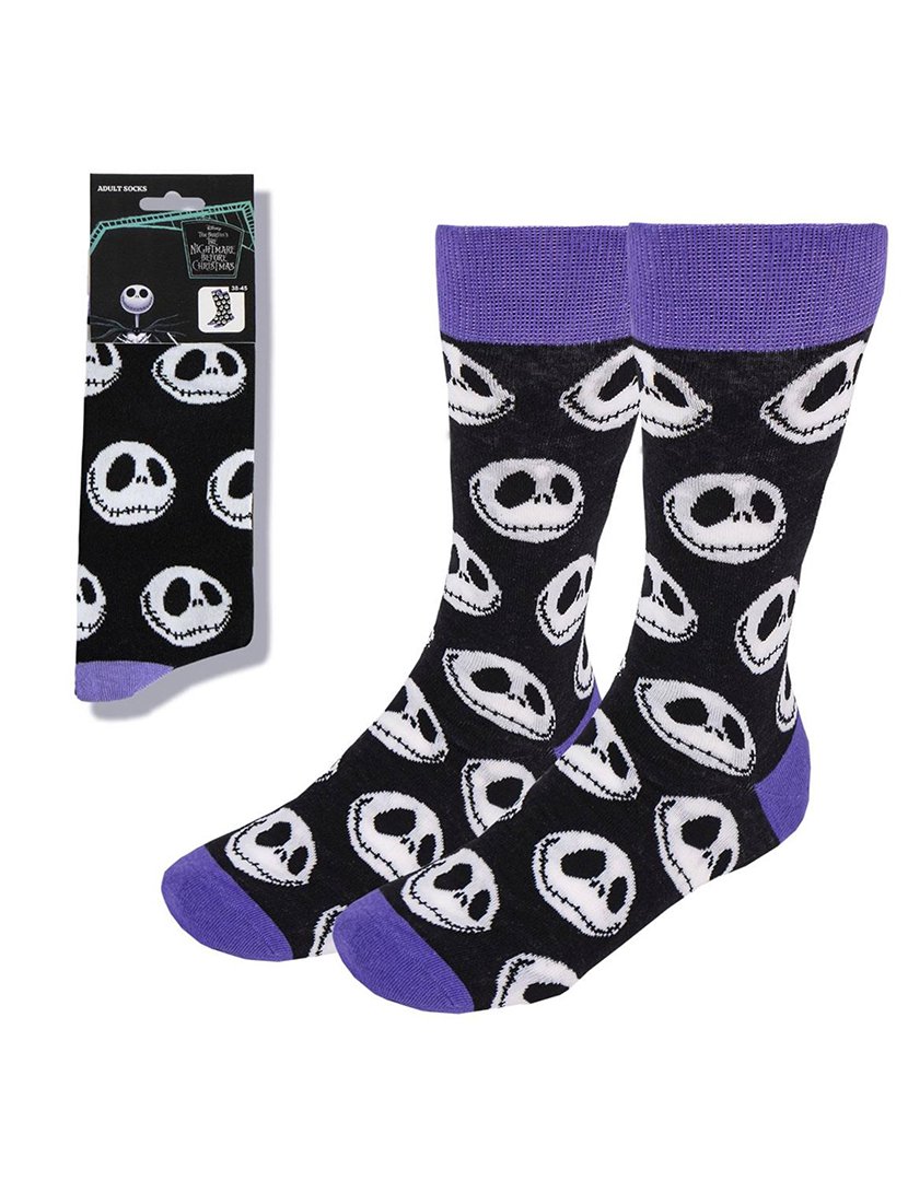 Meias Altas Unisexo Nightmare Before Christmas Multicolorido