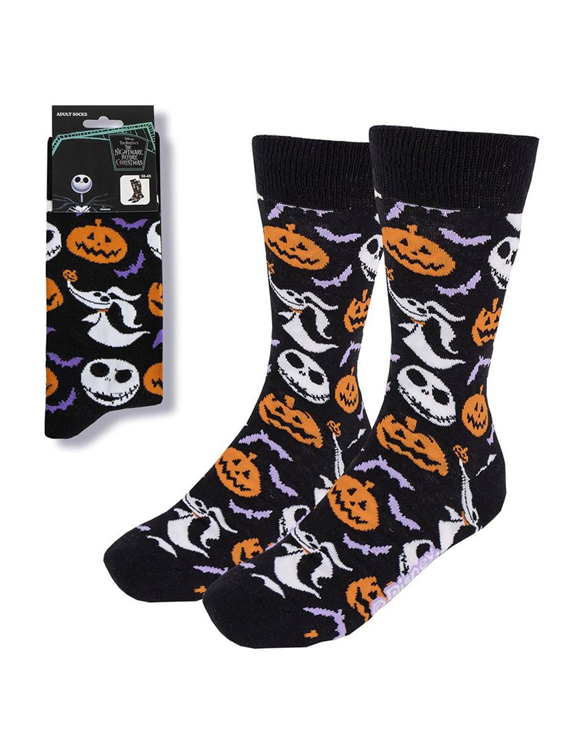 Meias Altas Unisexo Nightmare Before Christmas Multicolorido