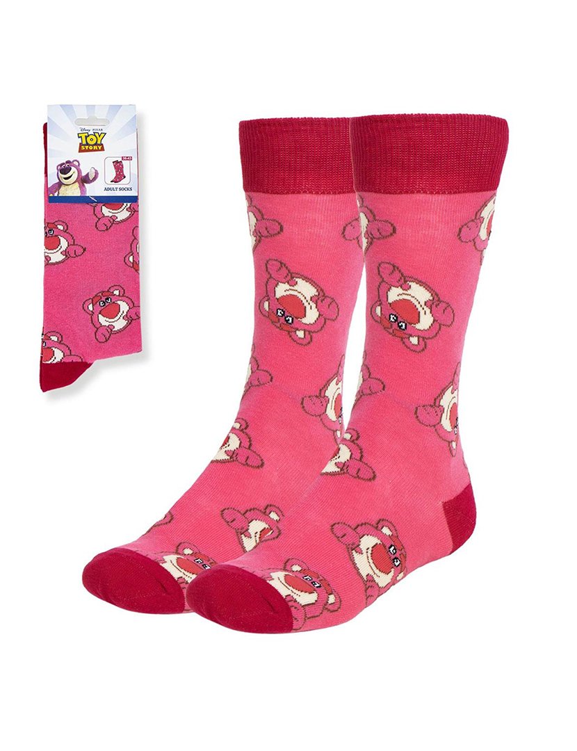 Meias Altas Unisexo Toy Story Lotso Rosa