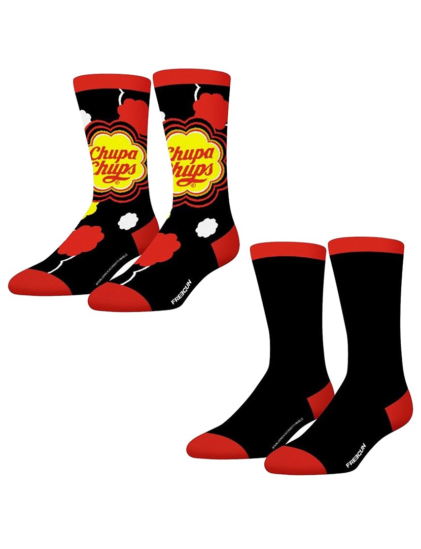 Pack 2 Pares Meias Altas Homem Chupa Chups Multicolorido