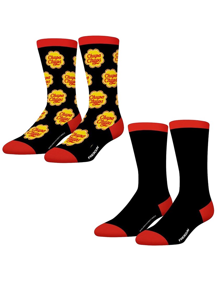Pack 2 Pares Meias Altas Homem Chupa Chups Multicolorido