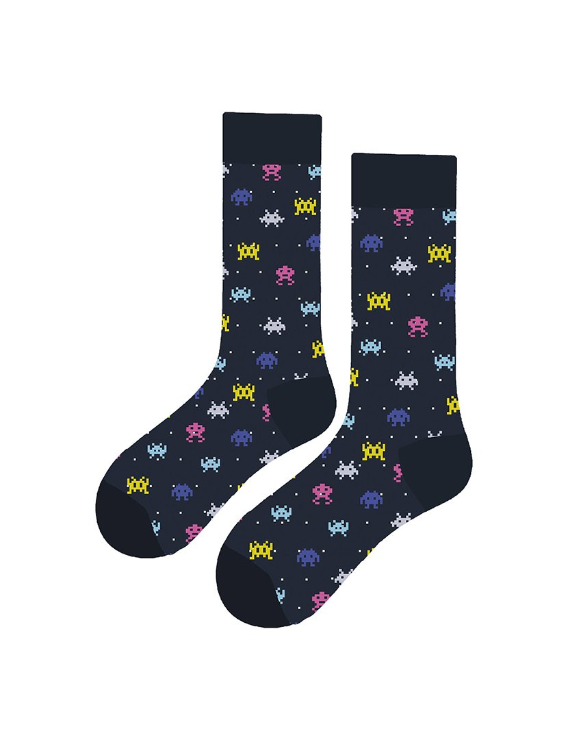 Meias Altas Unisexo com Estampado Acessórios Multicolorido