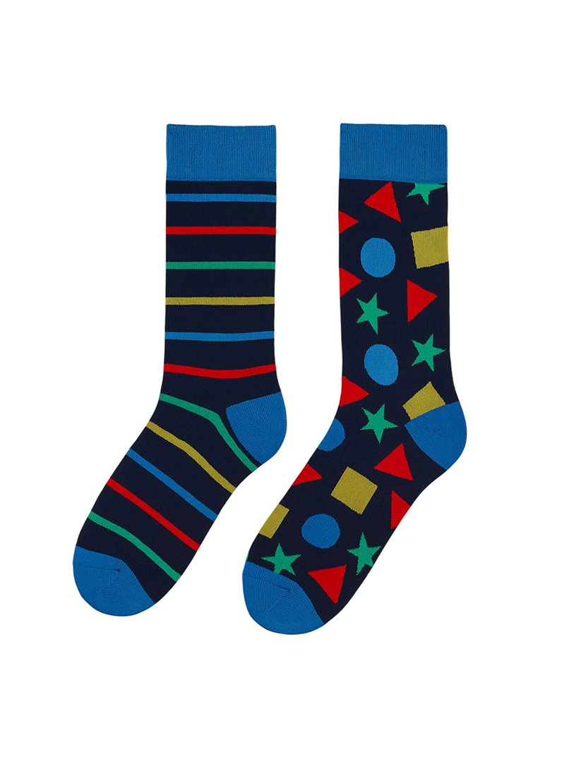 Meias Altas Crianças com Estampado Multicolorido