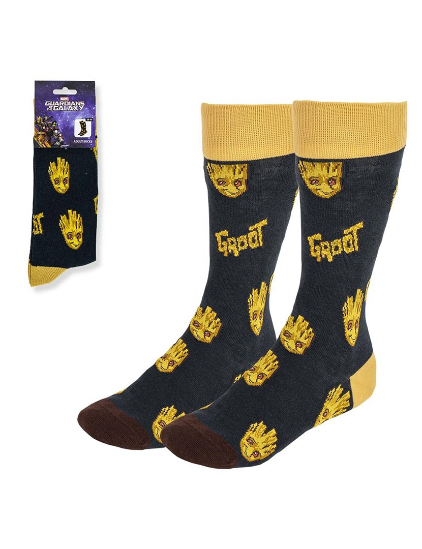 Meias Altas Homem Groot Guardiões da Galáxia Multicolorido
