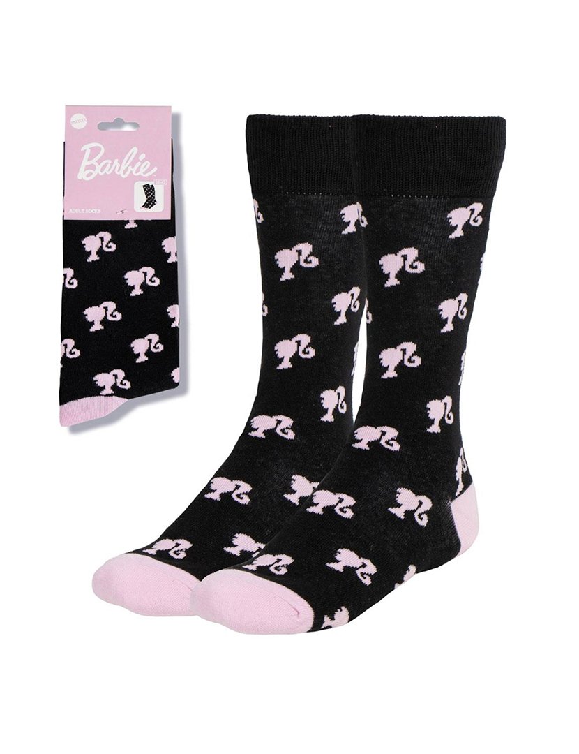 Meias Altas Senhora Barbie com Silhueta Multicolorido