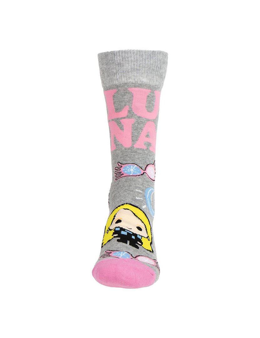 Meias Altas Unisexo Harry Potter Luna Cinzento