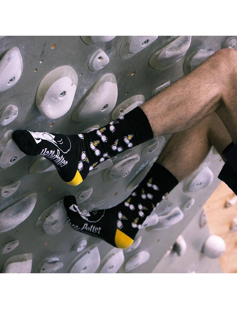 Meias Altas Unisexo Harry Potter Preto