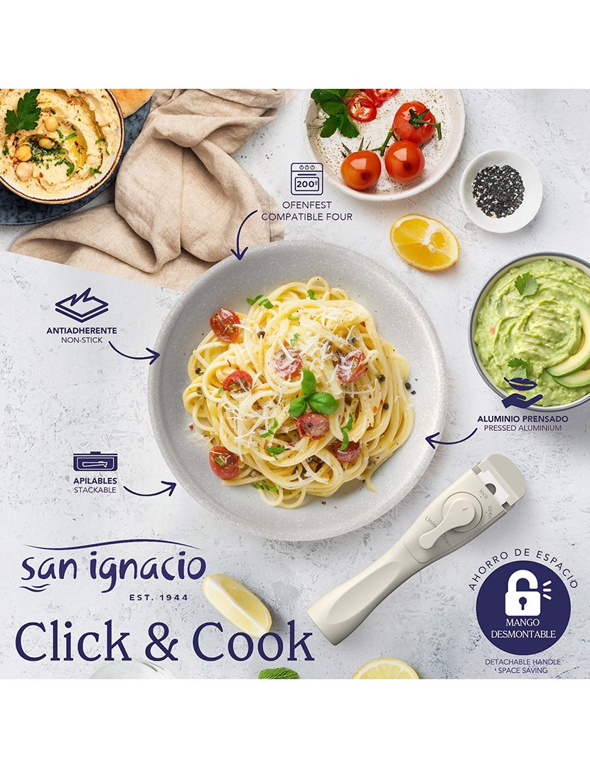 Trem Cozinha 5 Peças Ilag Creme