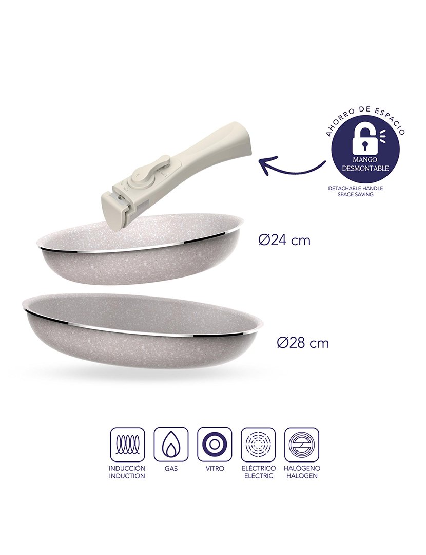 Trem Cozinha 5 Peças Ilag Creme