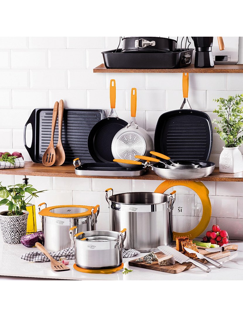 Conjunto 2 Frigideiras+Grill+Wok Compact