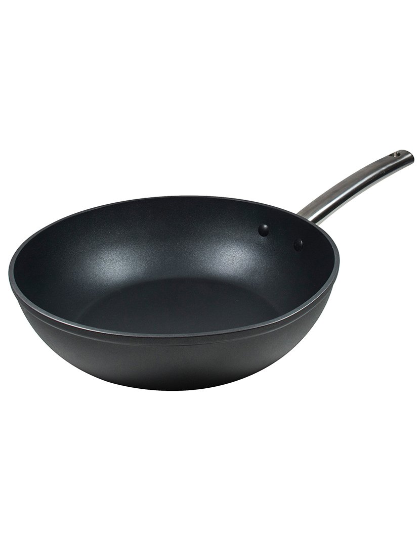 Wok MasterPro Preto 28 cm