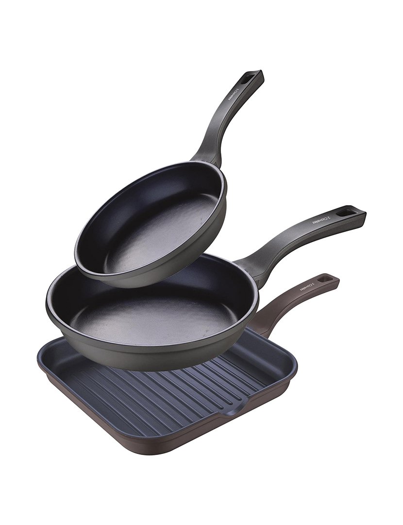 Conjunto 2 Frigideiras+Grill 3Claveles