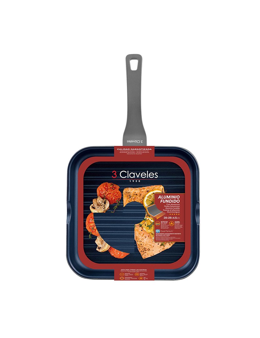 Grelhador 3Claveles 28 cm