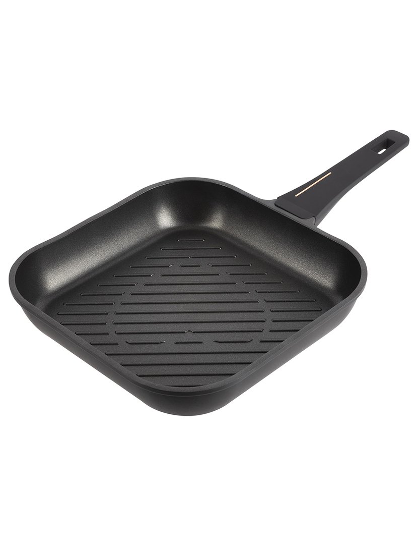 Conjunto 2 Frigideiras+Grill+Wok Copper Fundido Preto