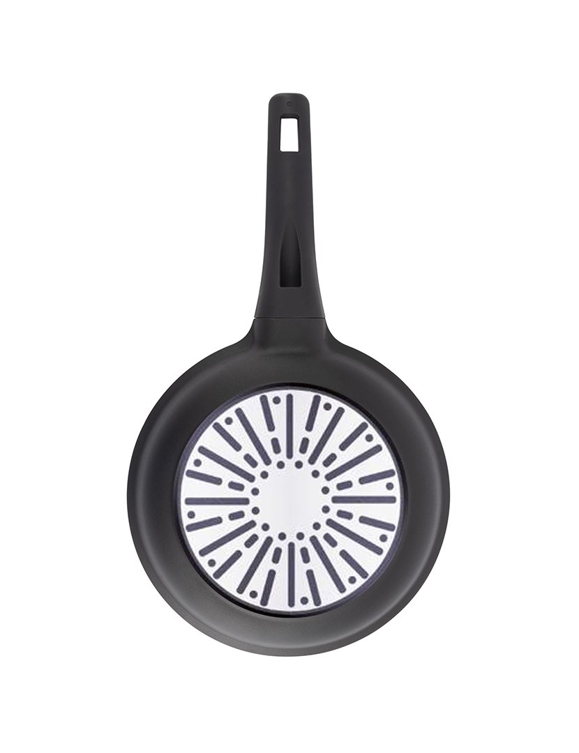 Conjunto 2 Frigideiras+Grill+Wok Copper Fundido Preto